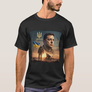 ゼレンスキー ウクライナ大統領 Tシャツ