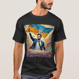 ゼレンスキー ウクライナ支援 メンズ Tシャツ