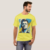 ゼレンスキー ウクライナ 強いリーダーシップ 愛国心 Tシャツ (正面フル)