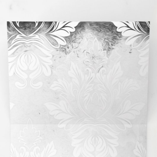 ゼロからデザインをカスタマイズ 自分だけのオリジナルを作成 三つ折りクリスマスカード (内部最初)