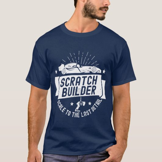 ゼロから作るラジコンカー レーサー 友達 家族 Tシャツ (正面)