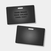 ゼロから再設計して独自の作成 バッジ (Front & Back)