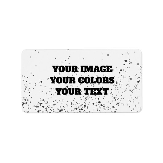 ゼロから再設計して独自の作成 ラベル (正面)