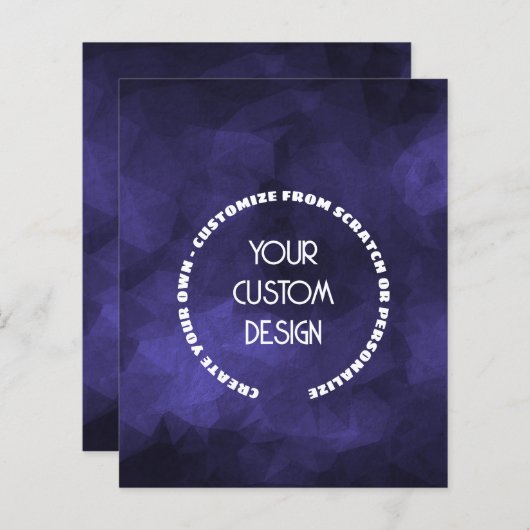 ゼロから再設計またはパーソナライズ –  (正面/裏面)