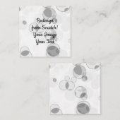 ゼロから再設計 – 独自の作成 スクエア名刺 (正面/裏面)