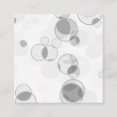 ゼロから再設計 – 独自の作成 スクエア名刺 (裏面)