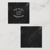 ゼロから再設計 – 独自の作成 スクエア名刺 (正面/裏面)