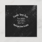 ゼロから再設計 – 独自の作成 スクエア名刺 (正面)