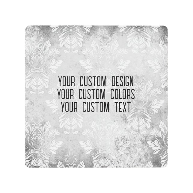 ゼロから再設計！設計されたカスタムの作成 メタルプリント (正面)