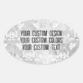 ゼロから再設計！設計されたカスタムの作成 楕円形シール (正面)