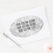 ゼロから再設計！設計されたカスタムの作成 楕円形シール (封筒)