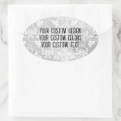 ゼロから再設計！設計されたカスタムの作成 楕円形シール (バッグ)