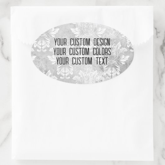 ゼロから再設計!設計されたカスタムの作成 楕円形シール (バッグ)