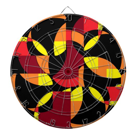 ゼロアワーのブレードを取り囲む ダーツボード (正面)