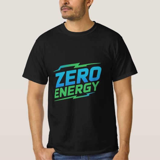 ゼロエネルギー偽ドリンクロゴTシャツ Tシャツ (正面)