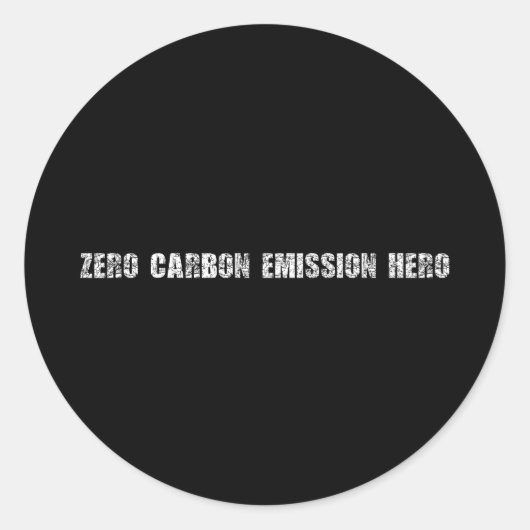 ゼロカーボンエミッションヒーロー ラウンドシール (正面)