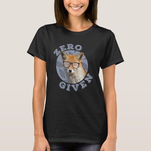 ゼロキツネ与えキツネ Tシャツ (正面)