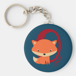 ゼロキツネ与え – かわいい皮肉な赤い狐 キーホルダー