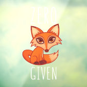 ゼロキツネ与え ウィンドウサイン (シート3)