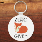 ゼロキツネ与え キーホルダー (正面)