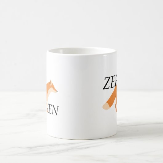 ゼロキツネ与え コーヒーマグカップ (中央)