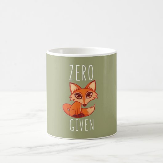 ゼロキツネ与え コーヒーマグカップ (中央)