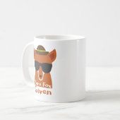 ゼロキツネ与え コーヒーマグカップ (正面左)
