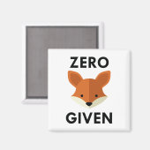 ゼロキツネ与え マグネット (正面/裏面)