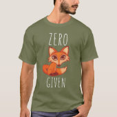 ゼロキツネ与え Tシャツ (正面)
