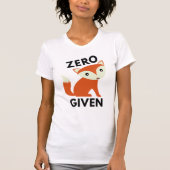ゼロキツネ与え Tシャツ (正面)