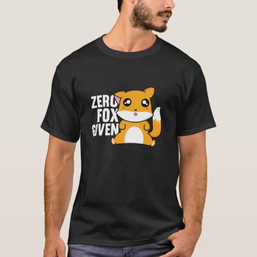ゼロキツネ与え Tシャツ (正面)
