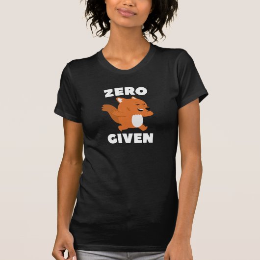 ゼロキツネ与え Tシャツ (正面)