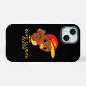 ゼロク与えクおもしろい感謝祭 iPhone 15ケース (裏面横)