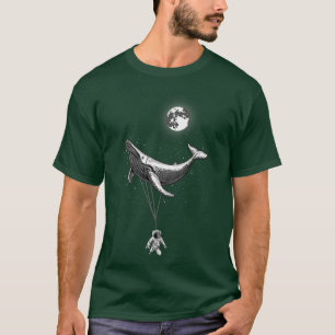 ゼログラビティシーホエールホールディングアソートホテル宇宙モ Tシャツ