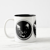 ゼログラフィック円の影、ゼログラフィック円の影、ゼログラフィックCI… ツートーンマグカップ (左)