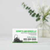 ゼロターンローンビ気にング名刺 名刺 (スタンド正面)