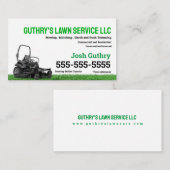 ゼロターンローンビ気にング名刺 名刺 (正面/裏面)