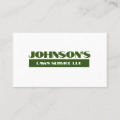 ゼロターンローンビ気にング名刺 名刺 (裏面)