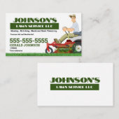 ゼロターンローンビ気にング名刺 名刺 (正面/裏面)