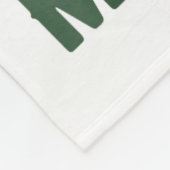 ゼロターン芝刈り機パパ 面白い オフィスにいますよ フリースブランケット (角)