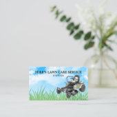 ゼロターン芝気に生専門名刺 名刺 (スタンド正面)