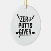 ゼロパッ与えトおもしろいゴルフスポーツゴルフパパギフト セラミックオーナメント (右)