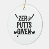 ゼロパッ与えトおもしろいゴルフスポーツゴルフパパギフト セラミックオーナメント (左)