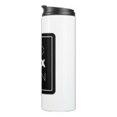 ゼロフレックス与えモダン引用文デザイン タンブラー (回転右)