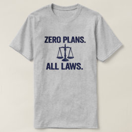 ゼロプラン 完全法令 引用 Tシャツ