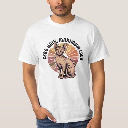 ゼロヘアマキシマムラブ スフィンクスアート Tシャツ (正面)