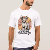 ゼロヘアマキシマムラブ スフィンクス レトロ Tシャツ (正面)