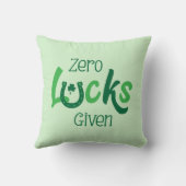 ゼロルック与えスおもしろいSt patricks day クッション (裏面)