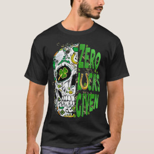 ゼロルークス与えおもしろいSt patricks dayスカル Tシャツ