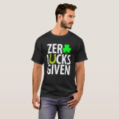 ゼロルークス与えシおもしろいャムロックSt patricks day Tシャツ (正面フル)